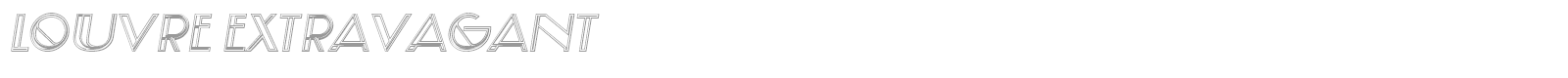 Louvre font preview